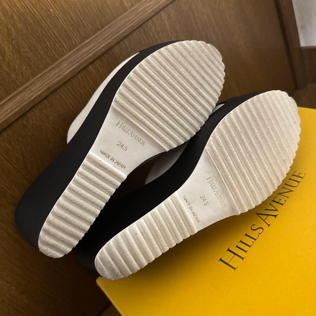 ★美品★HILLS AVENUE カメリア　ミュール　サンダル　24.5