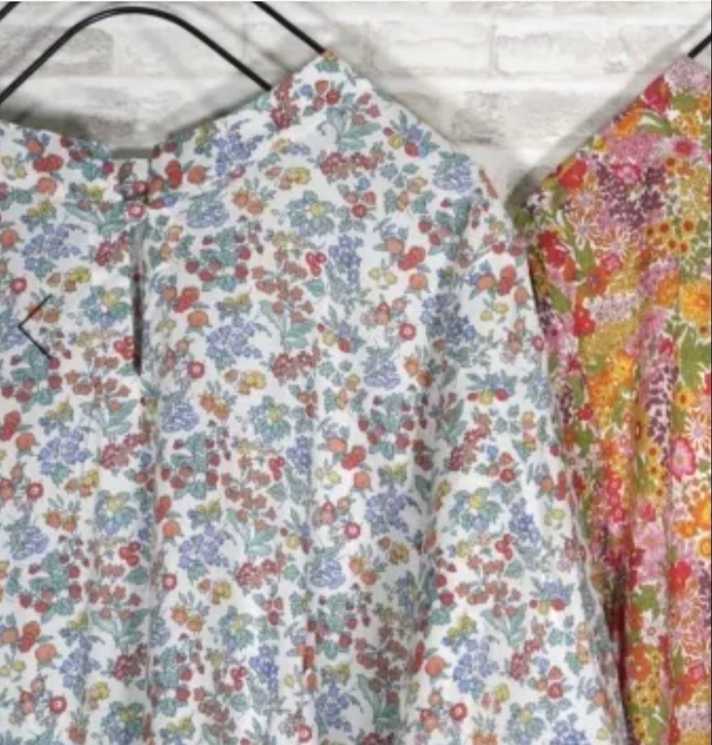 フラワー【Gauze#】リバティスイッチングワンピース 価格30,800円