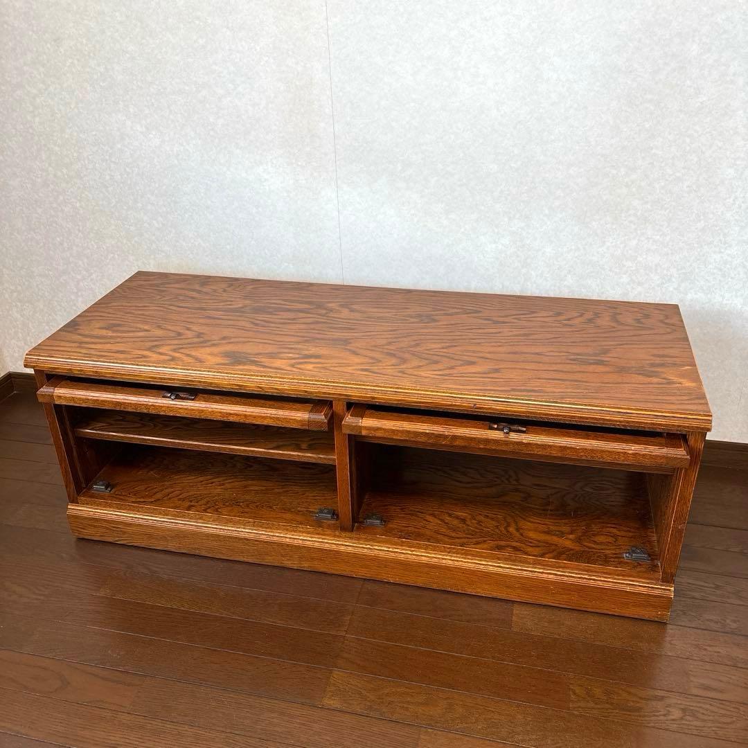 【良品】三越ブルージュ テレビボード フラップ扉 キャスター付き ヴィンテージ