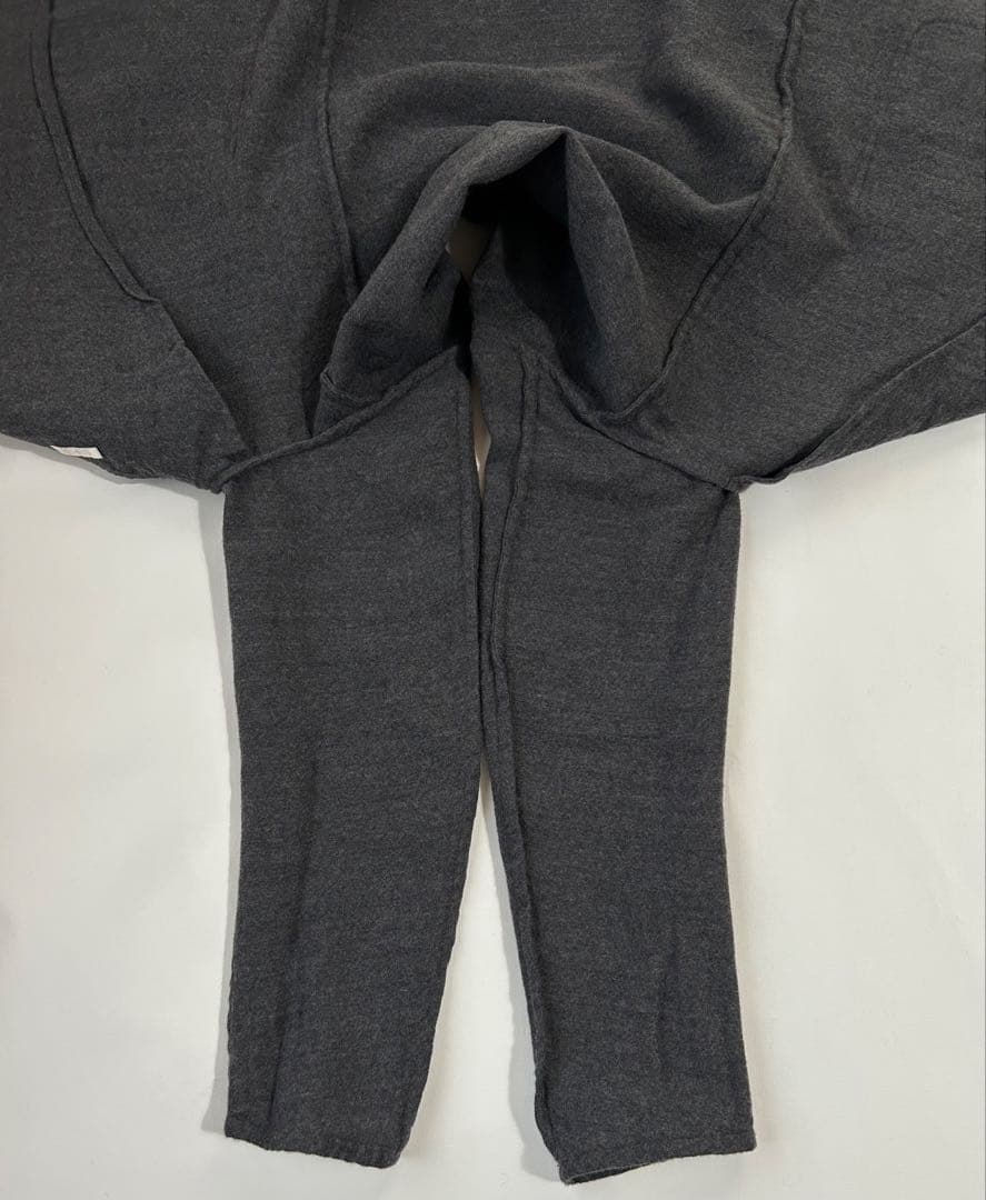 1 comoli コモリ ウール リネン チャコールグレー テーラードジャケット