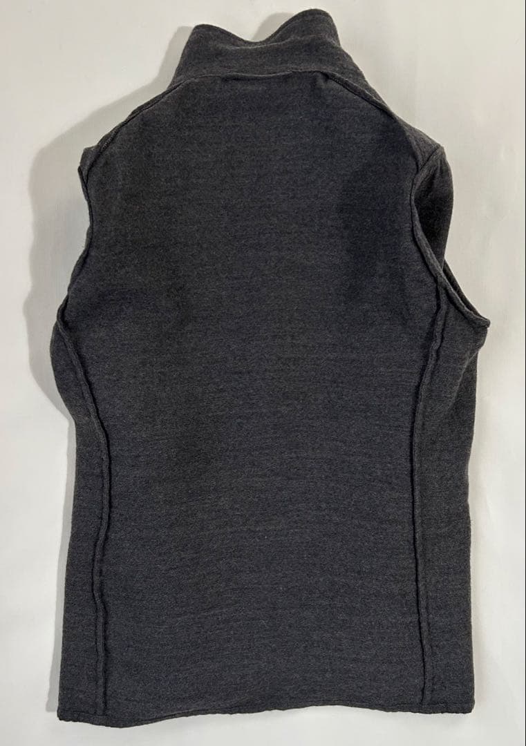 1 comoli コモリ ウール リネン チャコールグレー テーラードジャケット