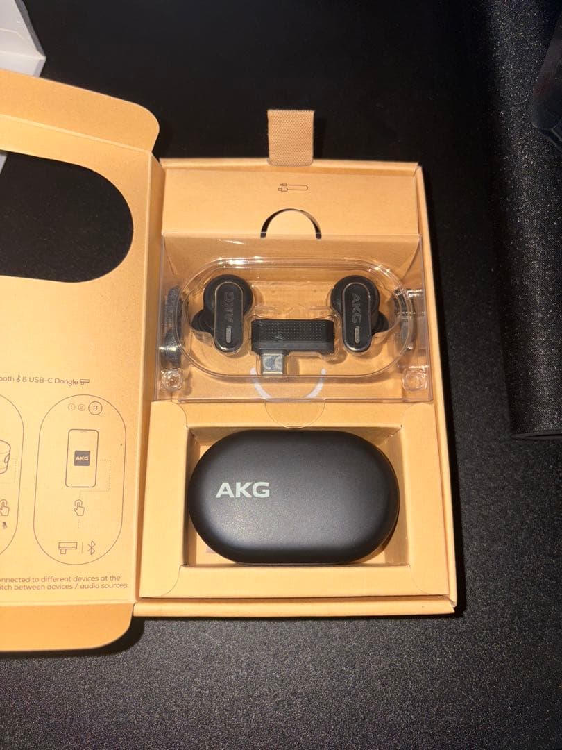 AKG N5 ワイヤレスイヤフォン ブラック
