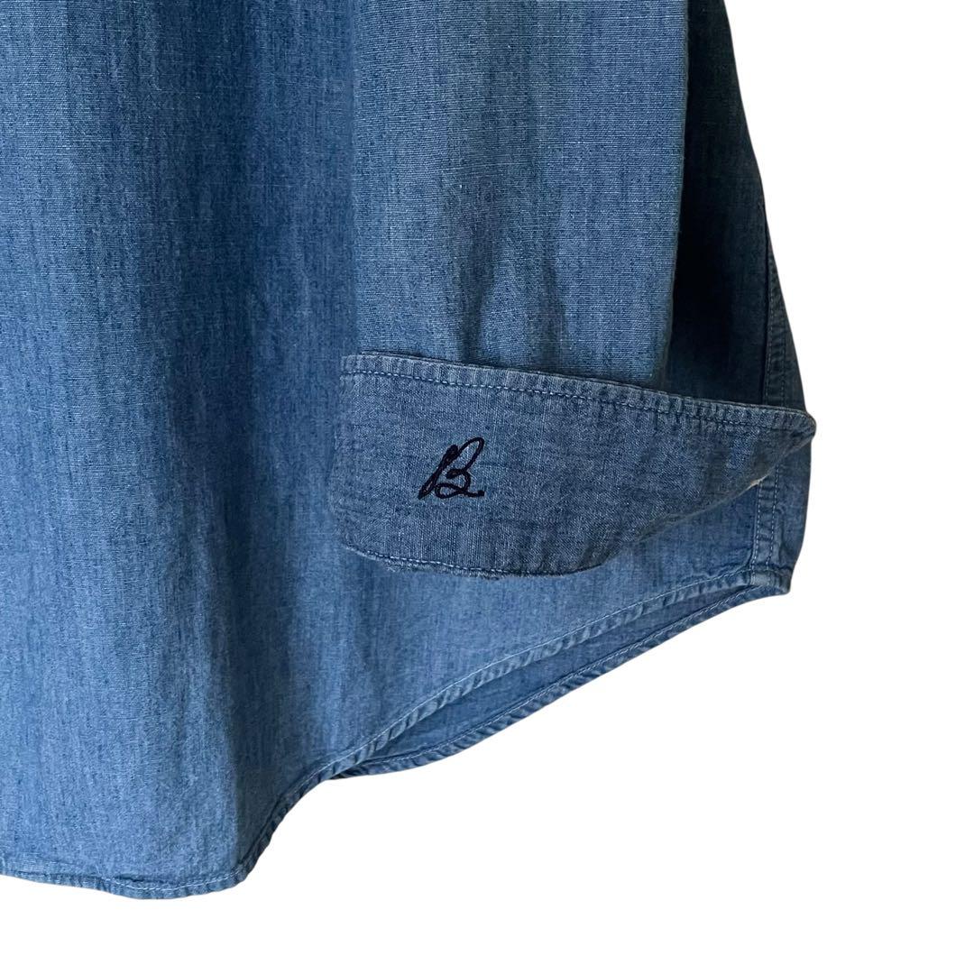 極美品 マディソンブルー 00 ハンプトン シャンブレー シャツ オーバーサイズ