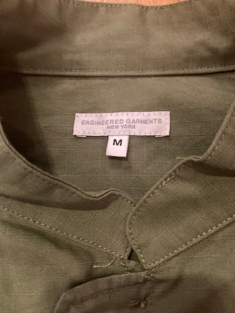 エンジニアードガーメンツ DAYTON SHIRT M ネペンテス カーキ