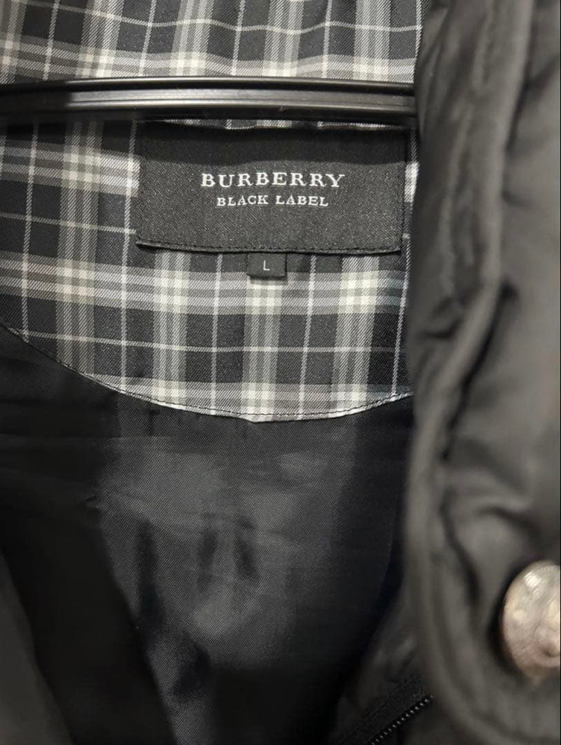 バーバリーブラックレーベル 6way フォックスファー ダウン 多機能　短丈