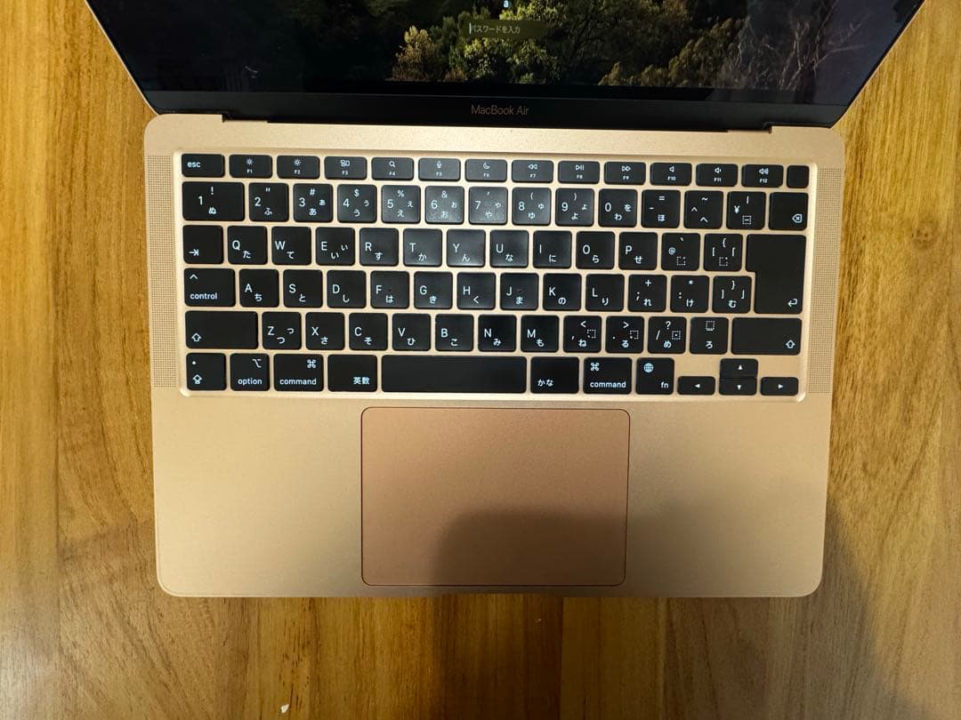 【hirarin】MacBookAir M1ゴールド