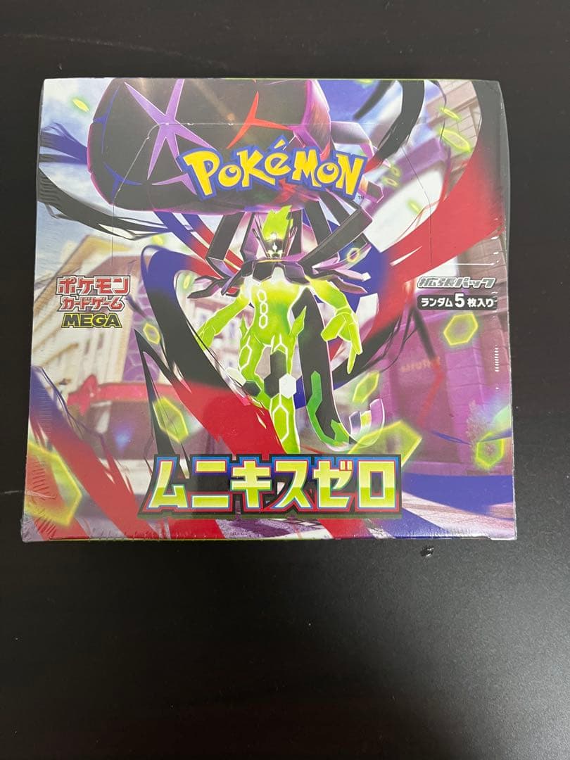 ポケモンカードゲーム ムニキスゼロシュリンク付き1BOX