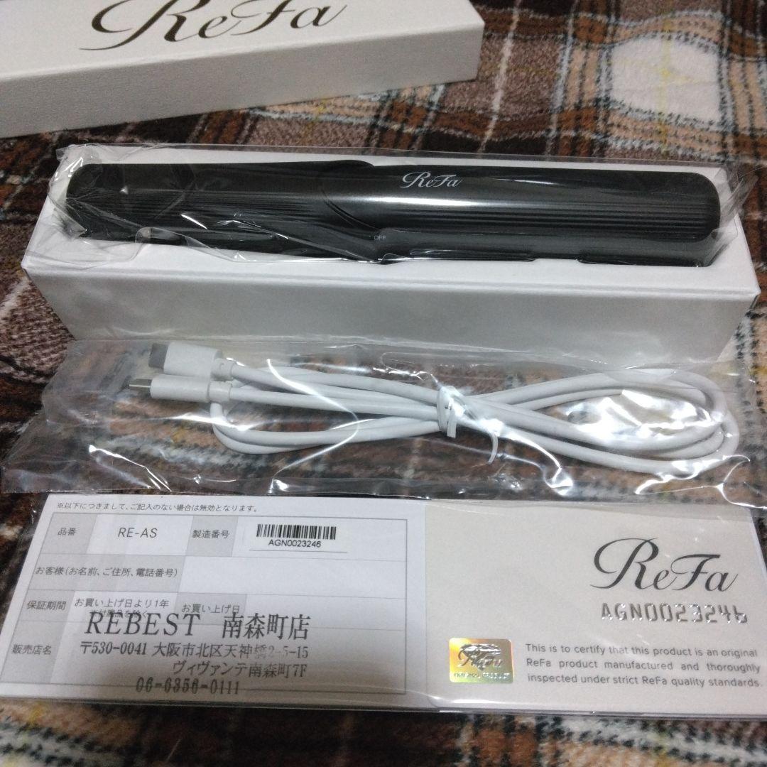 ReFa リファフィンガーアイロン ST 黒