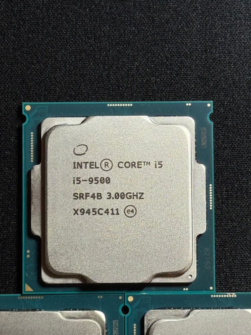 intel第9世代CPU i5-9500×3 動作確認済み