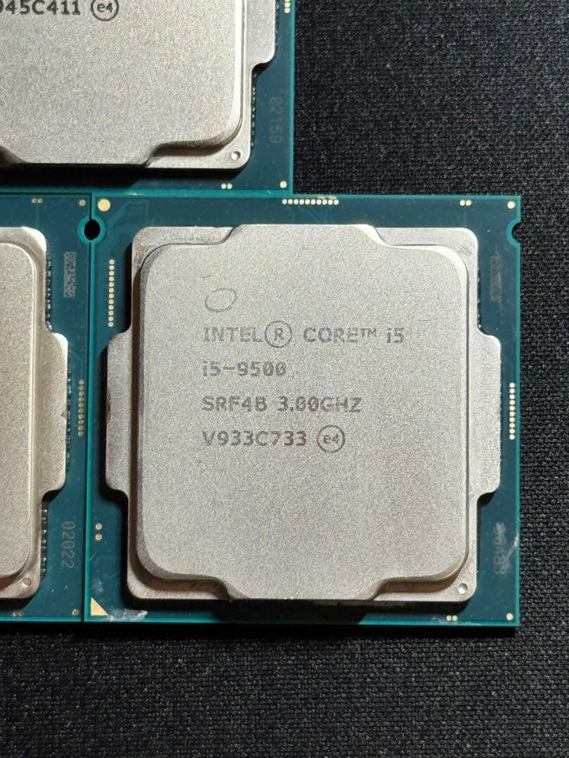 intel第9世代CPU i5-9500×3 動作確認済み