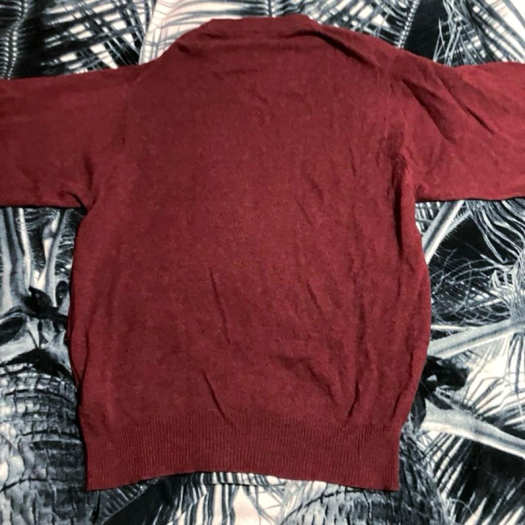 80s スコットランド製 ビンテージ Barbour ラムズウール ニット