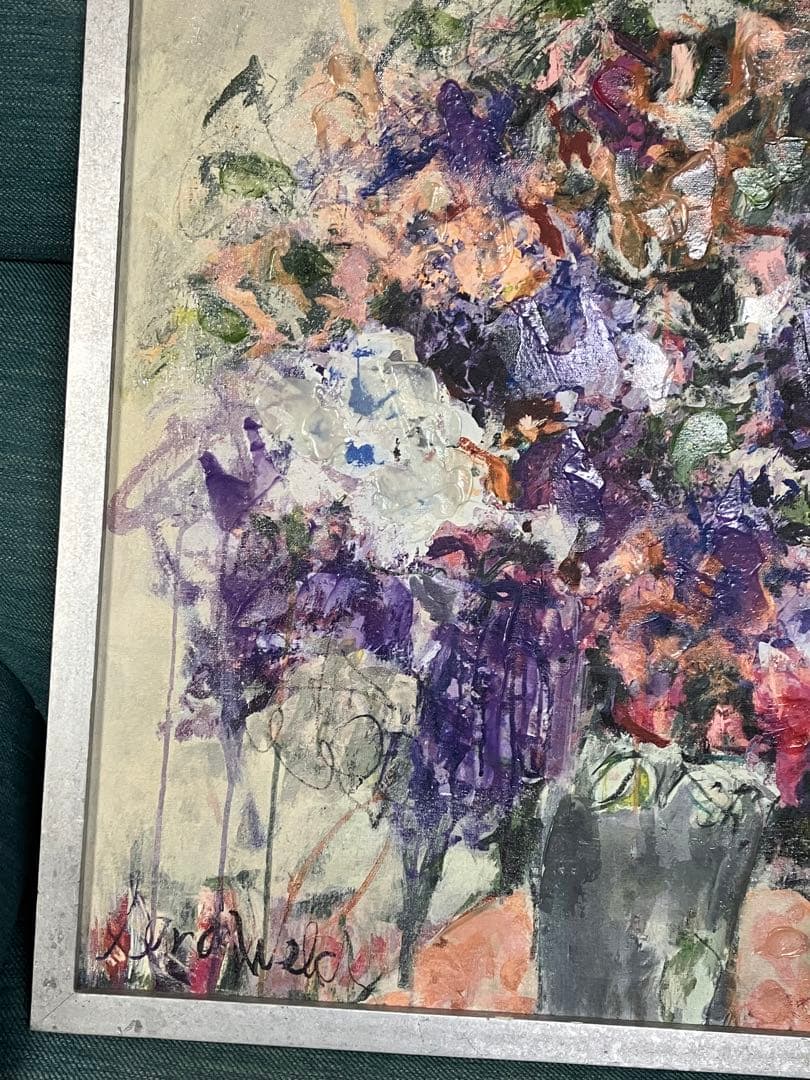 Francfranc SANDY WELCH アートボード フローラ パープル