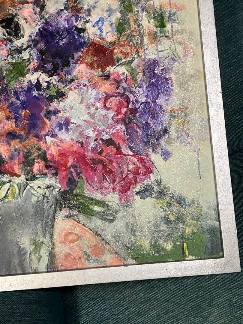 Francfranc SANDY WELCH アートボード フローラ パープル