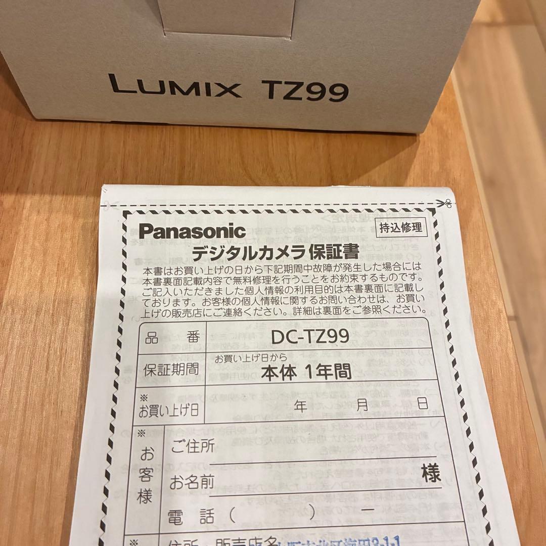 【美品】Panasonic Lumix TZ99 コンパクトデジタルカメラ