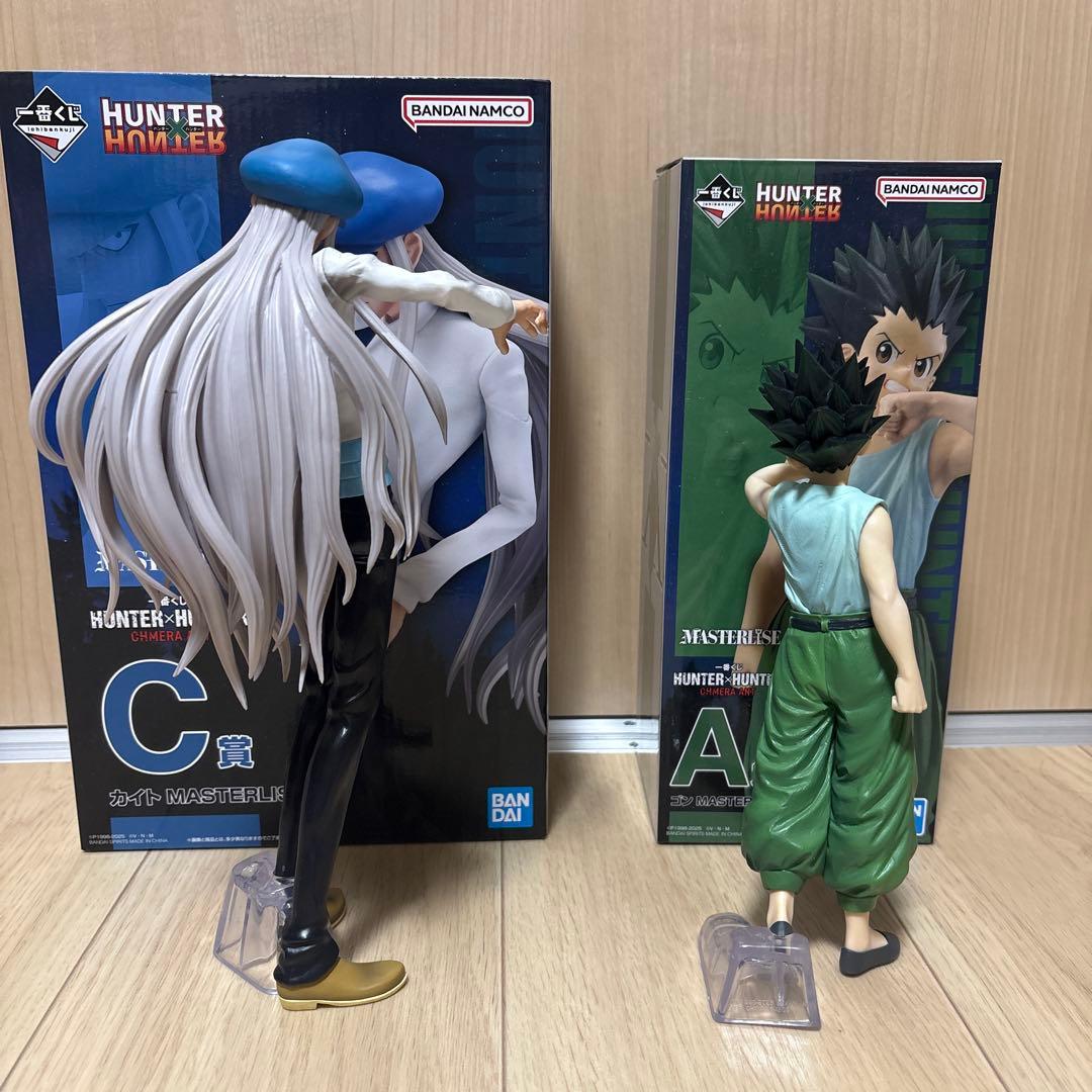 【美品 2点】HUNTER×HUNTER 一番くじ　ゴン　カイト　フィギュア