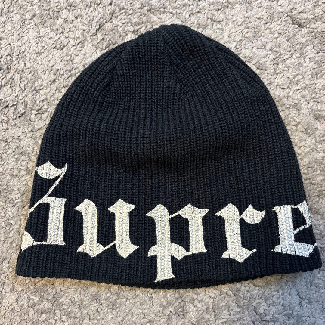 【新品】Supreme Old English Printed Beanie