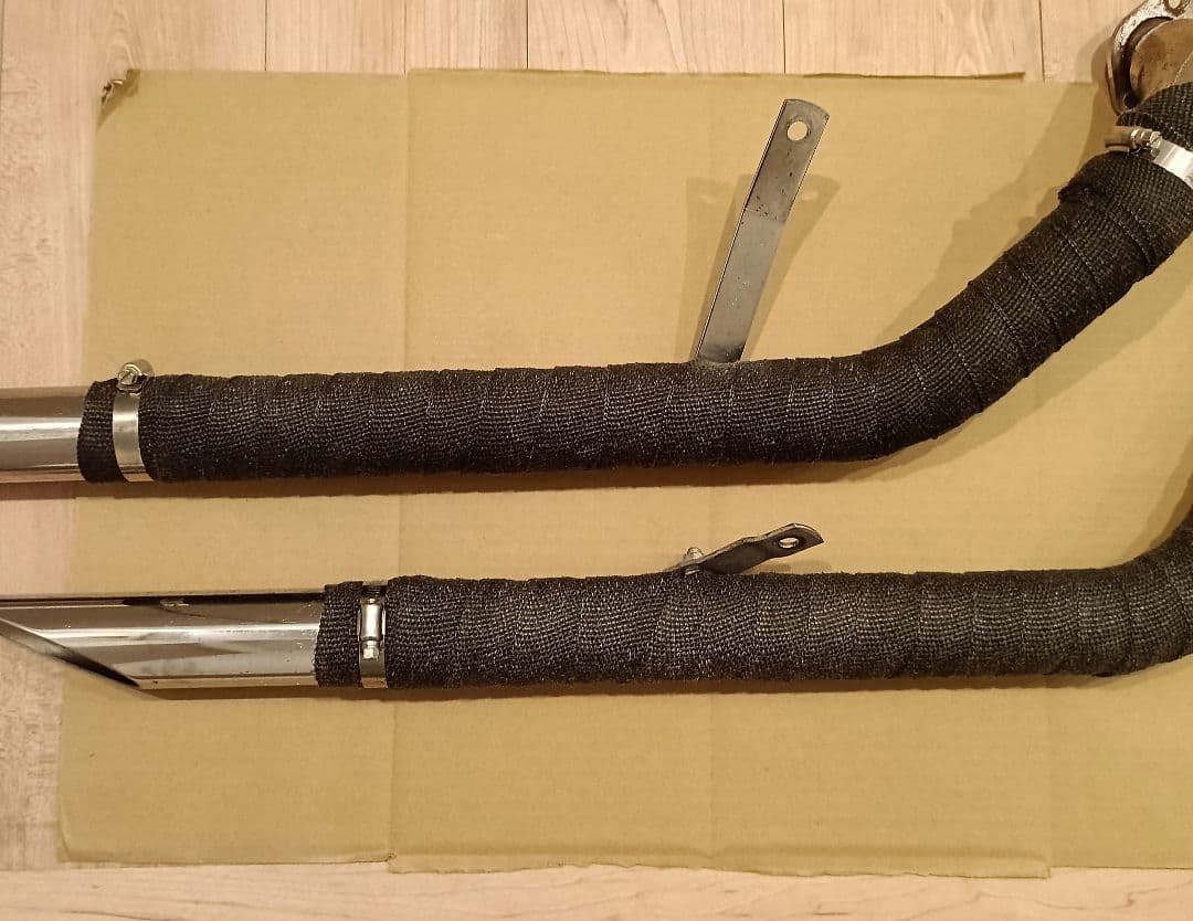 エリミネーター250v　ドラッグマフラー