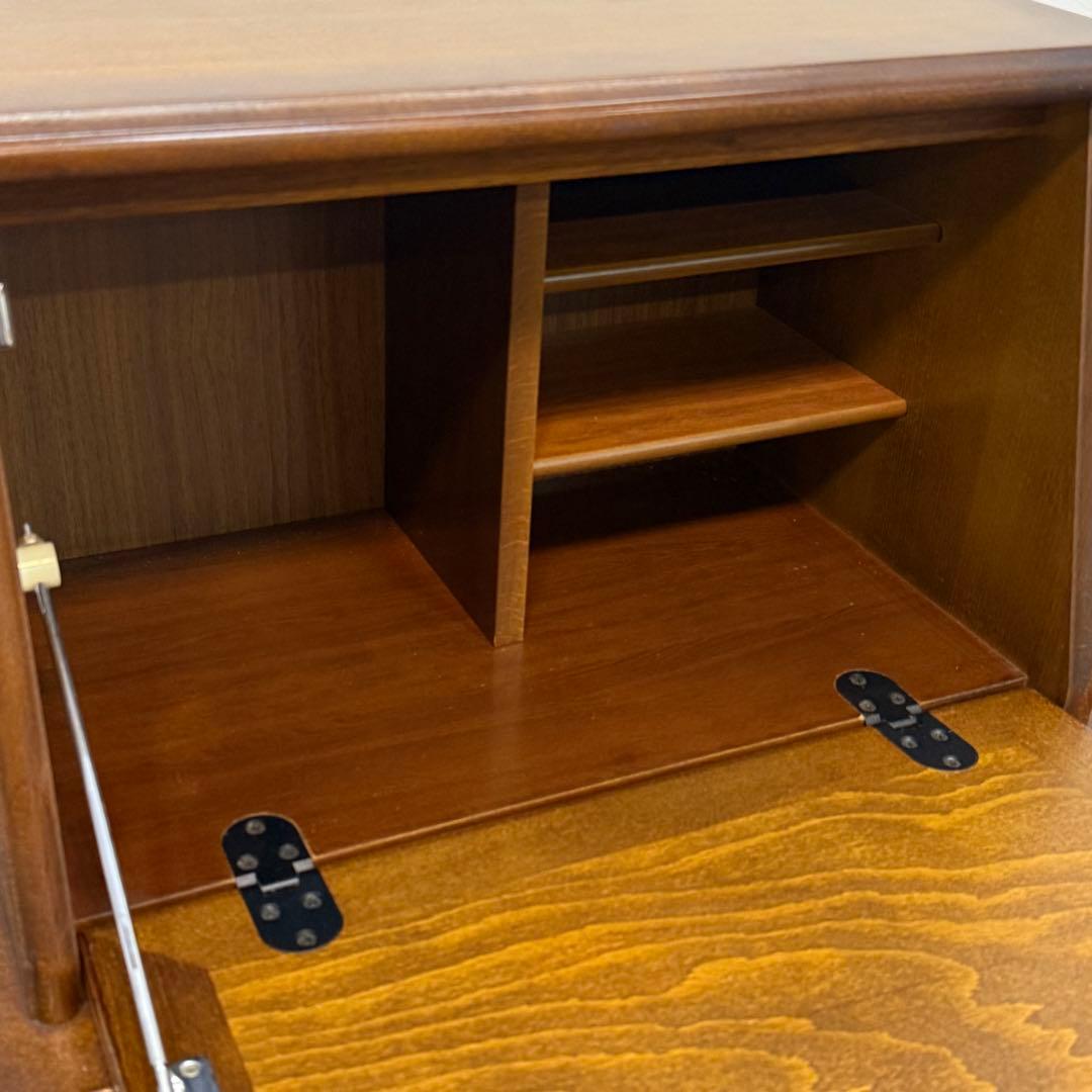 H19K24 カリモク コロニアル コンパクトライティングビューロー