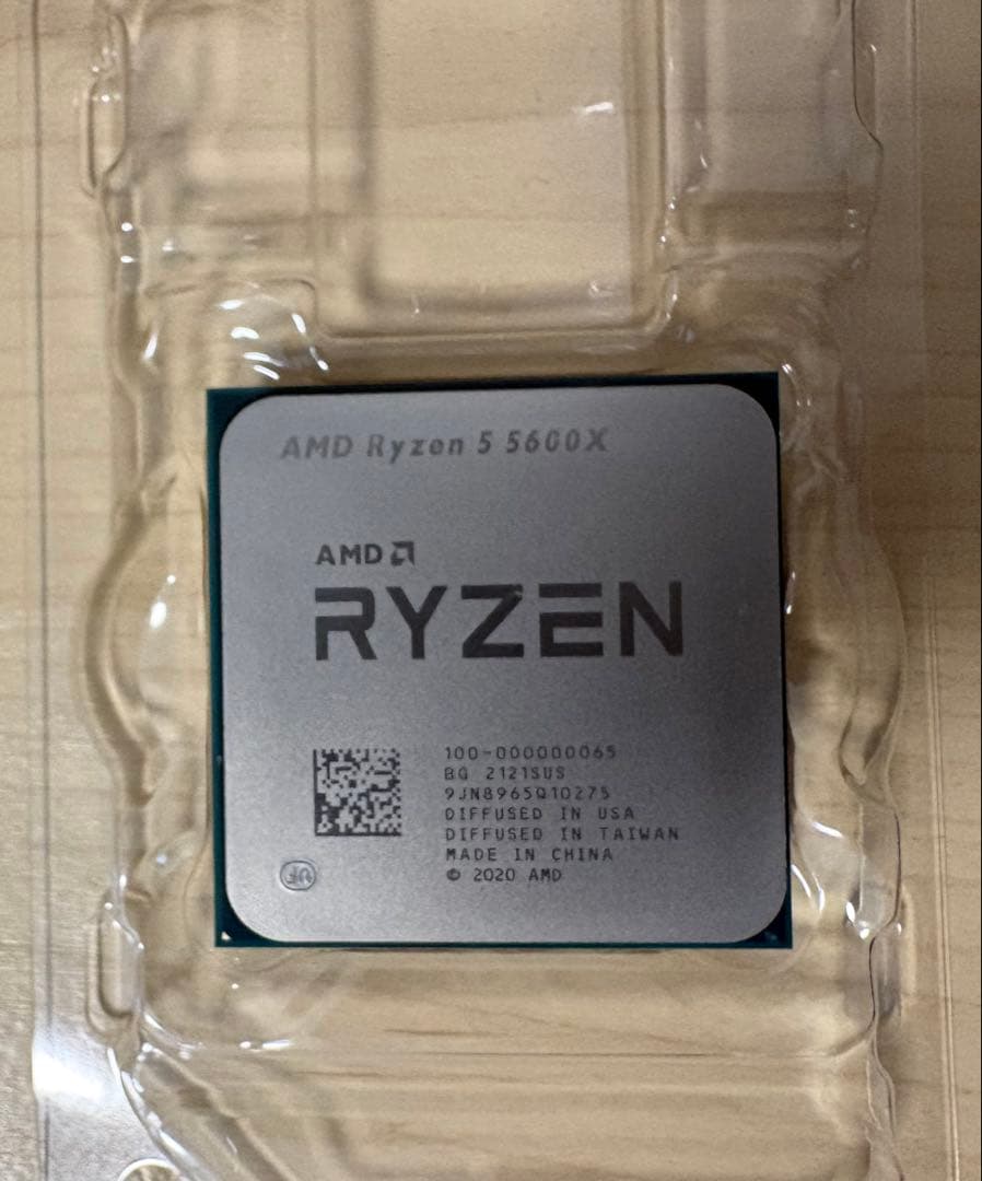 AMD Ryzen5 5600X CPUクーラー未使用