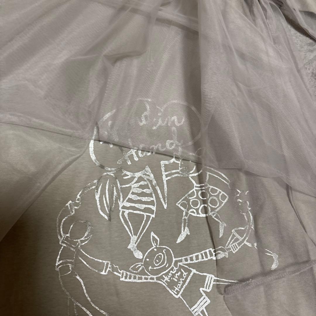 アルベロベロワインレッド 長袖チュニック刺繍 ビーズ装飾グレーチュールチュニック