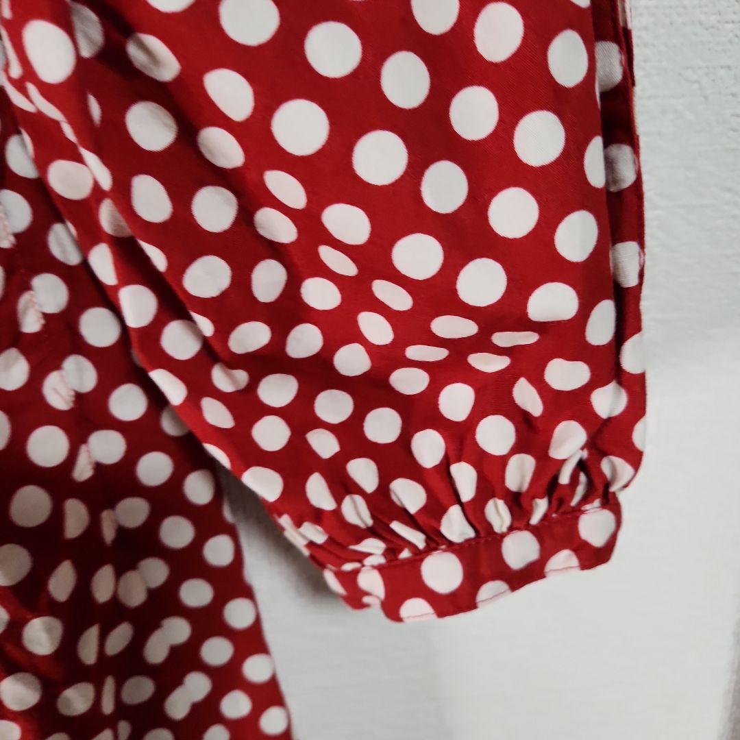 希少 PINK HOUSE ピンクハウス ポルカドット コットンワンピース