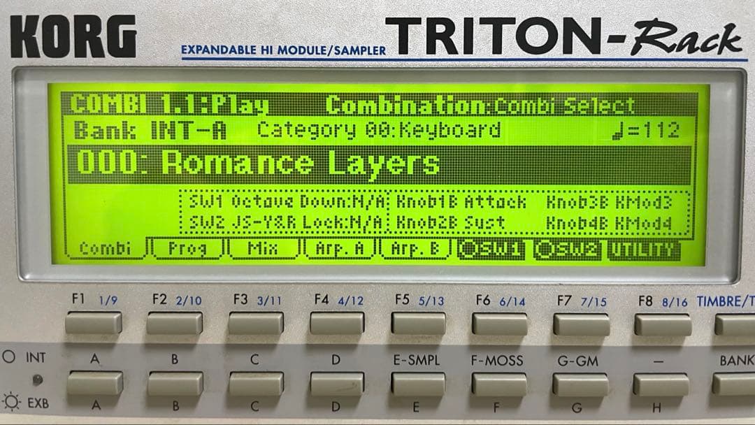KORG TRITON-Rack 拡張3枚付 音源モジュール