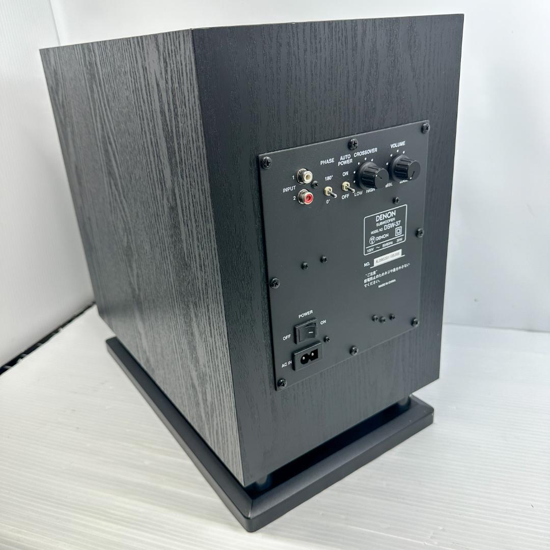 【美品】Denon デノン DSW-37 サブウーファー ブラック