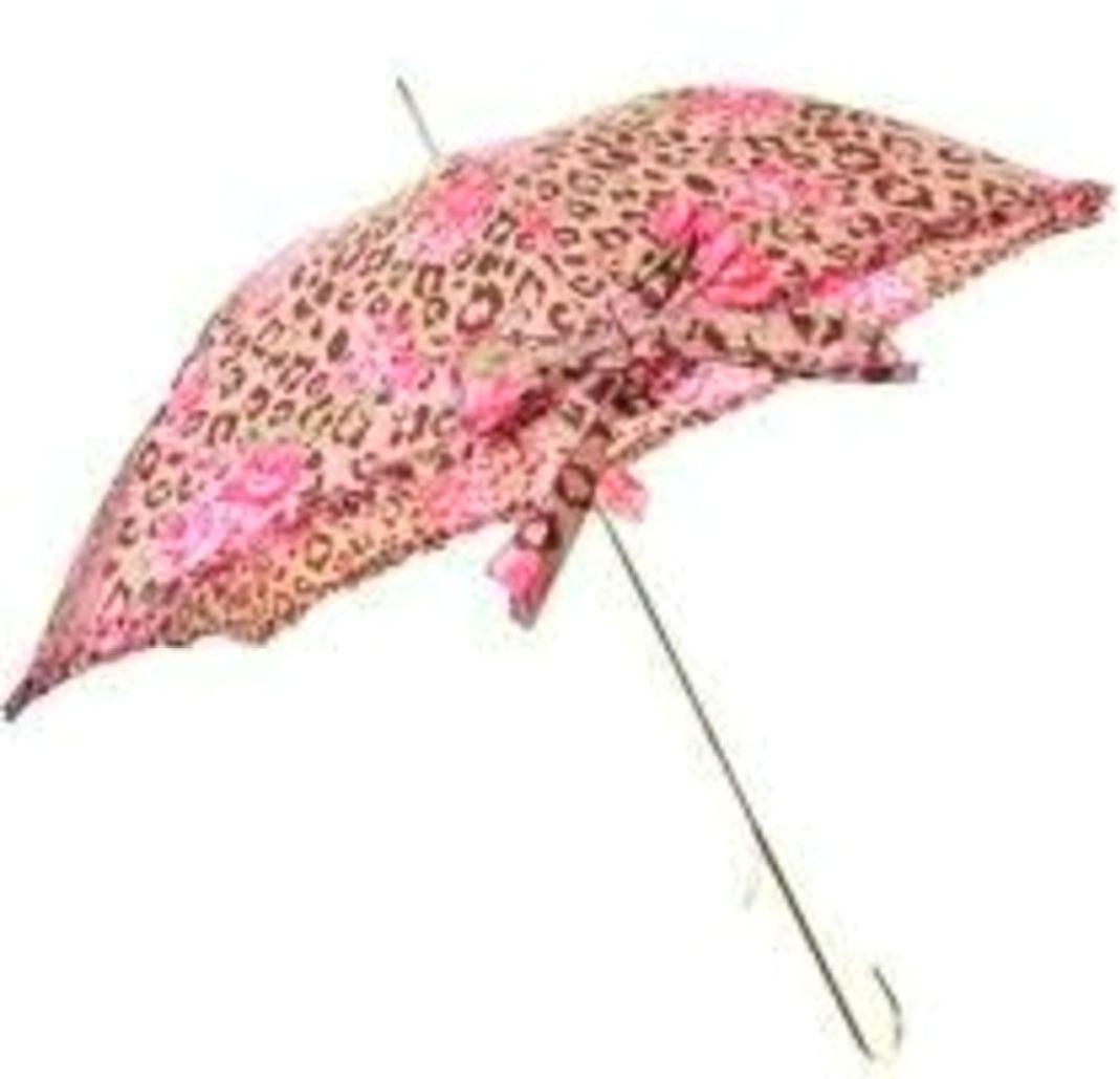 新品未使用 MA＊RS マーズ 薔薇ヒョウ柄 おりぼんつき傘