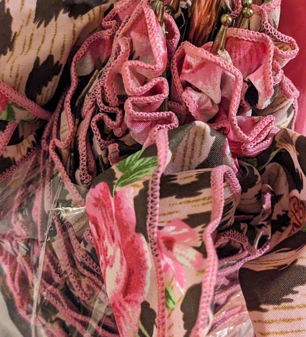 新品未使用 MA＊RS マーズ 薔薇ヒョウ柄 おりぼんつき傘