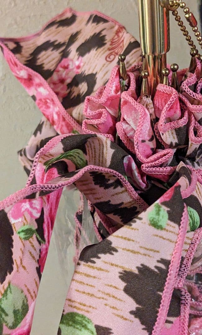 新品未使用 MA＊RS マーズ 薔薇ヒョウ柄 おりぼんつき傘