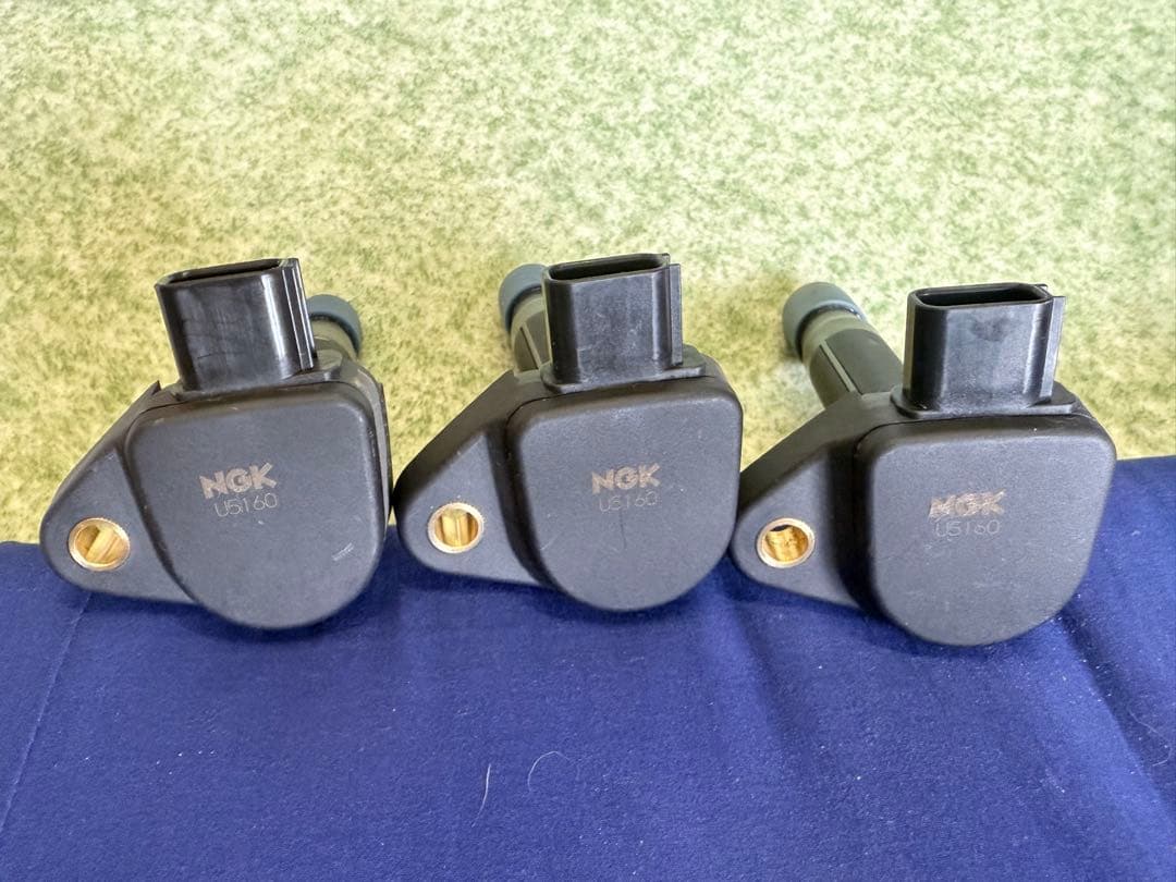 ホンダ バモス等 使用8千Ｋ程 日本特殊陶業(NGK) イグニッションコイル３本