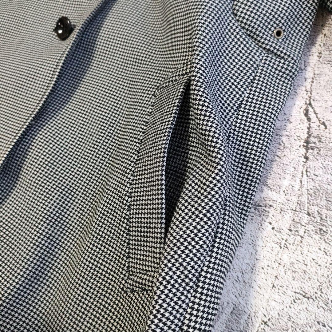 24AW LA MARINE FRANCAISE ウール混 リバーチェックコート