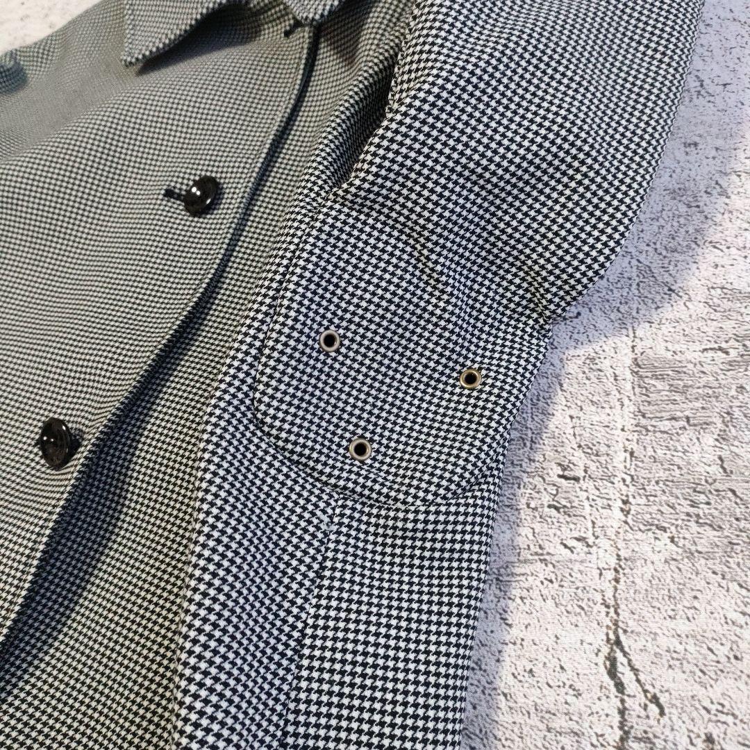 24AW LA MARINE FRANCAISE ウール混 リバーチェックコート