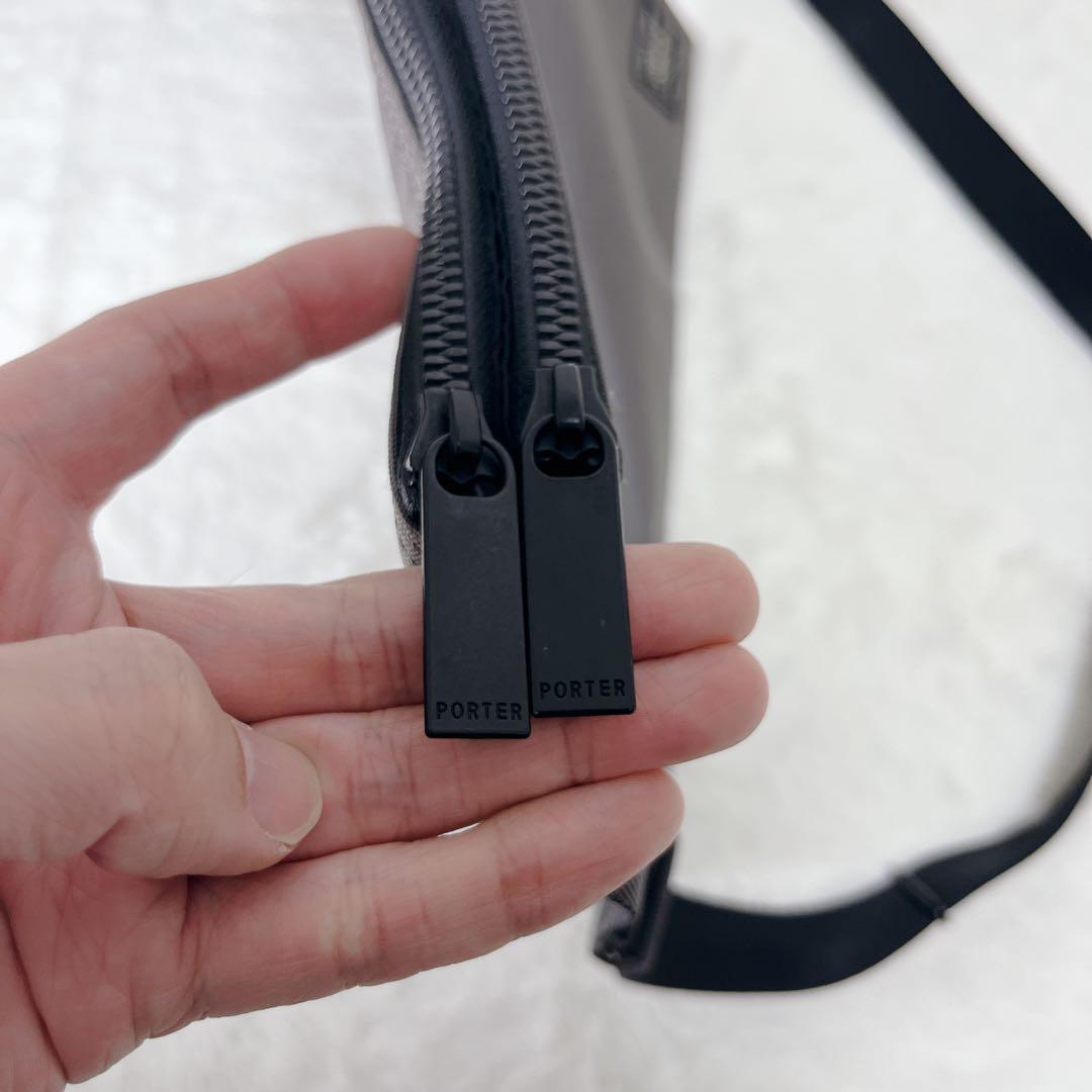 【未使用級】PORTER ポーター ジョイン グレー サコッシュ