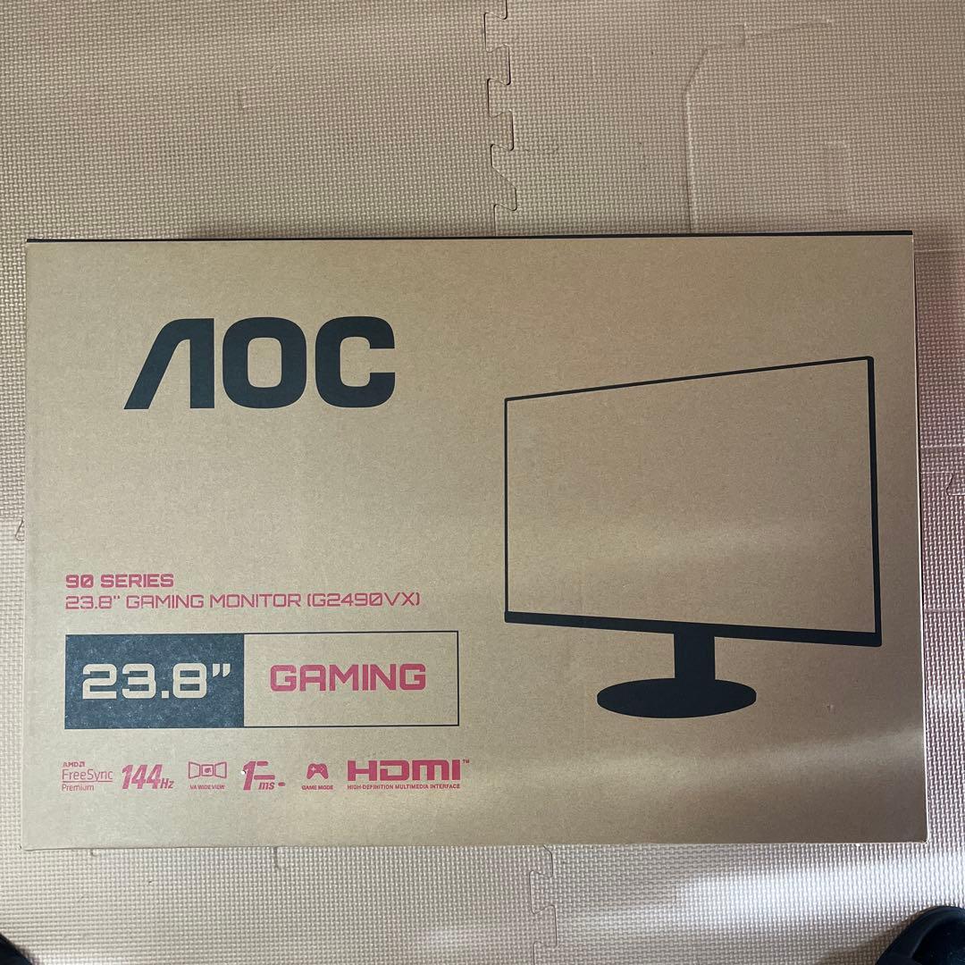 【11/24まで掲載】AOC 23.8インチ ゲーミングモニター 144Hz