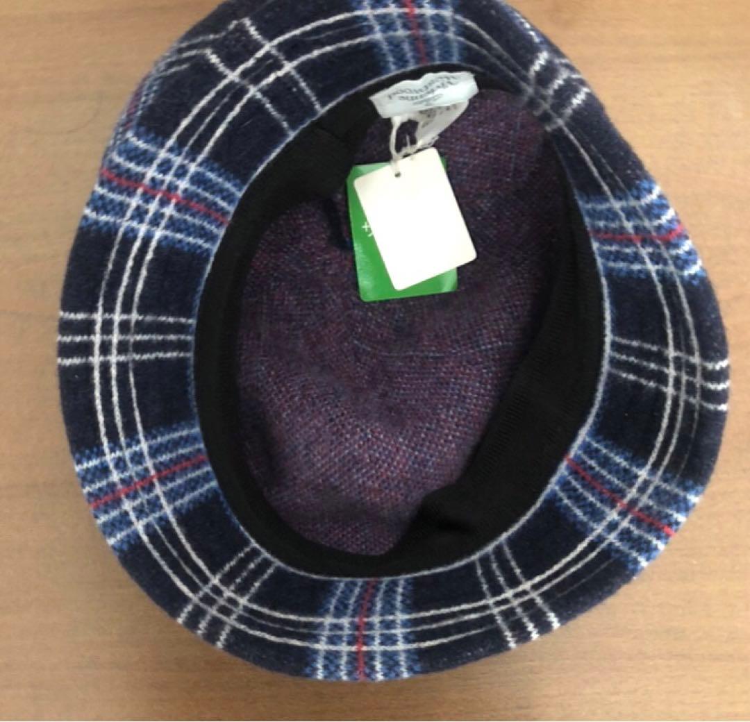 Vivienne Westwood チェック 帽子 オーブ 日本製 クロッシェ