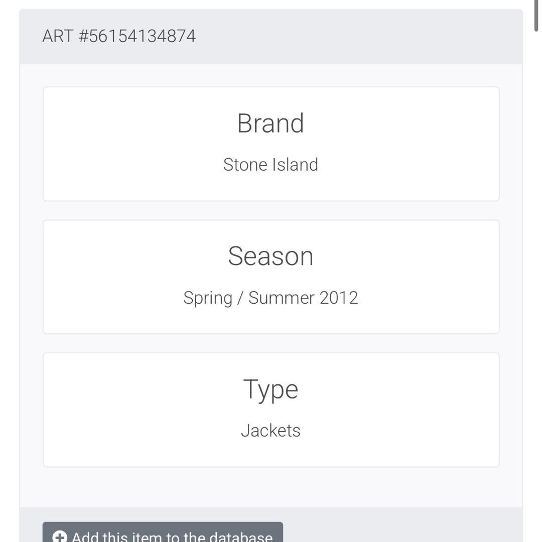 ジャケット・アウター STONE  2012SS LIQUD REFLECTIVE L