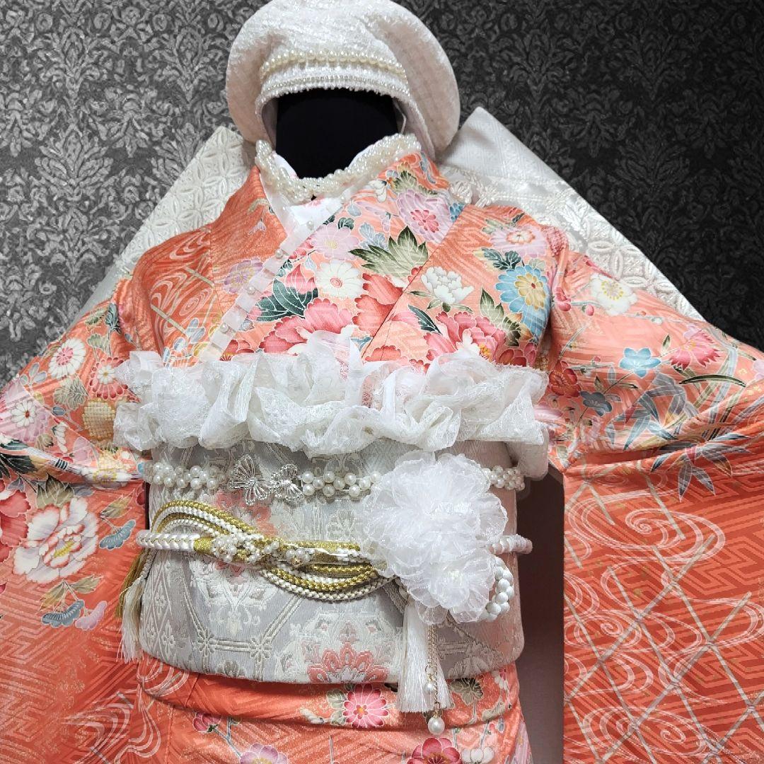 振袖フルセット(11点)・成人式・くすみ・高級百貨店御誂・金彩加工