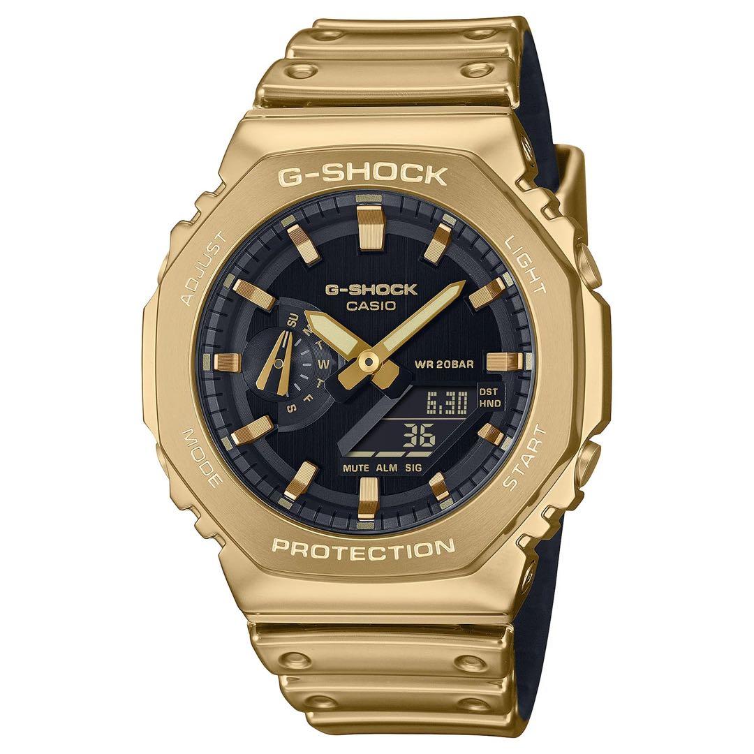 【未使用】CASIO G-SHOCK GM-2100YMG-9AJFゴールド