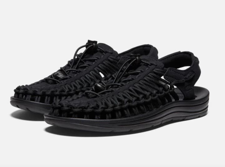 バード様【美品】KEEN UNEEK 　BLACK/BLACK　28.5cm
