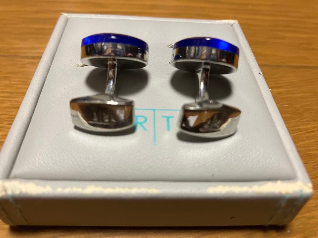 タテオシアン　カフリンクス　ブルー　TATEOSSIAN 　カフス