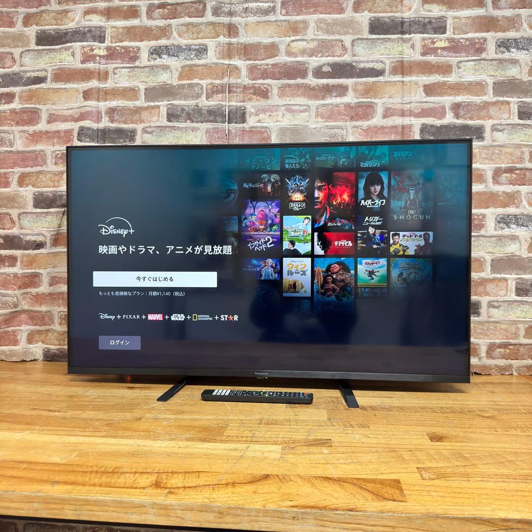 Panasonic 50V型 4K 液晶テレビ VIERA TH-50JX750