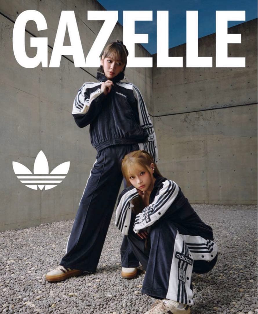 新品Ｌ⭐️当日⭐️adidas W ADIBREAK VELOUR TP 重盛さと美