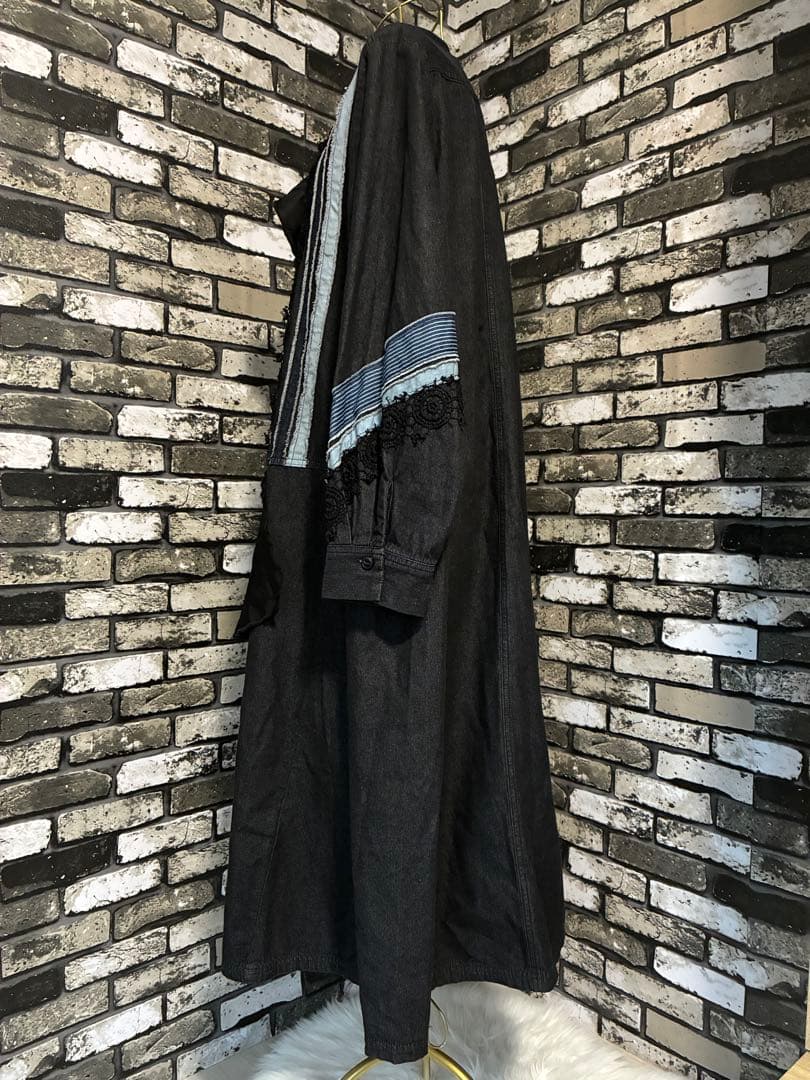 アズノウアズオオラカ✨デニムワンピース ブラック 大きいサイズ