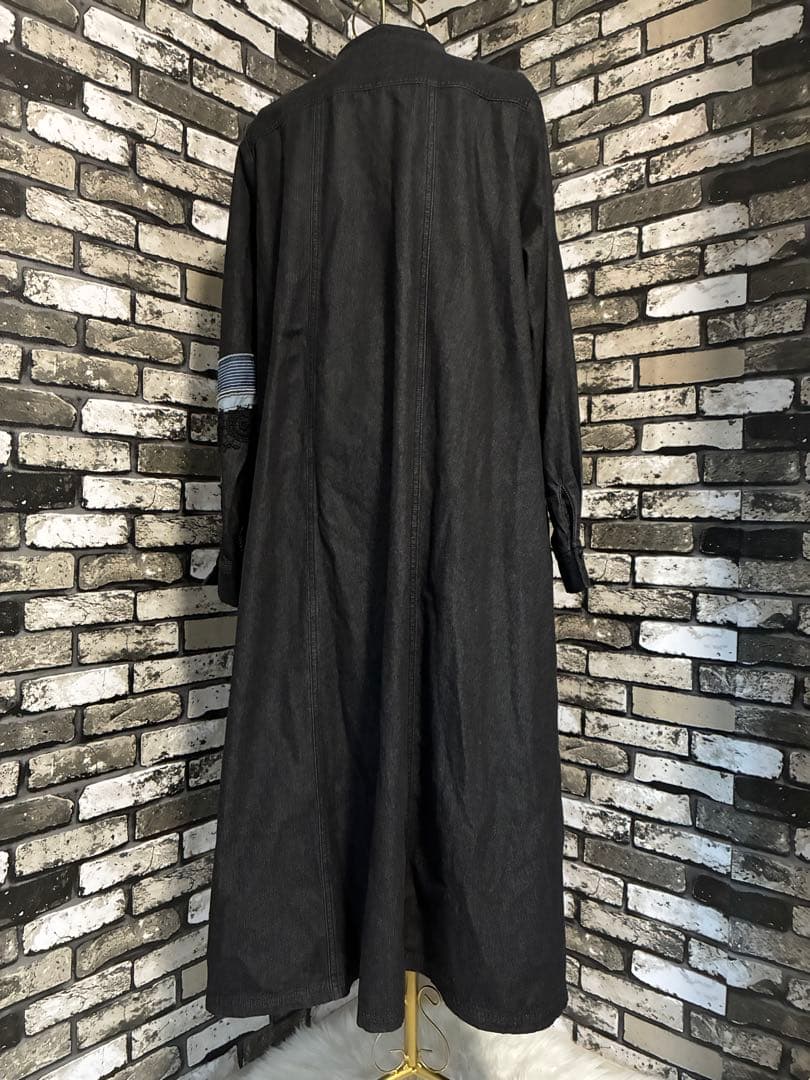 アズノウアズオオラカ✨デニムワンピース ブラック 大きいサイズ