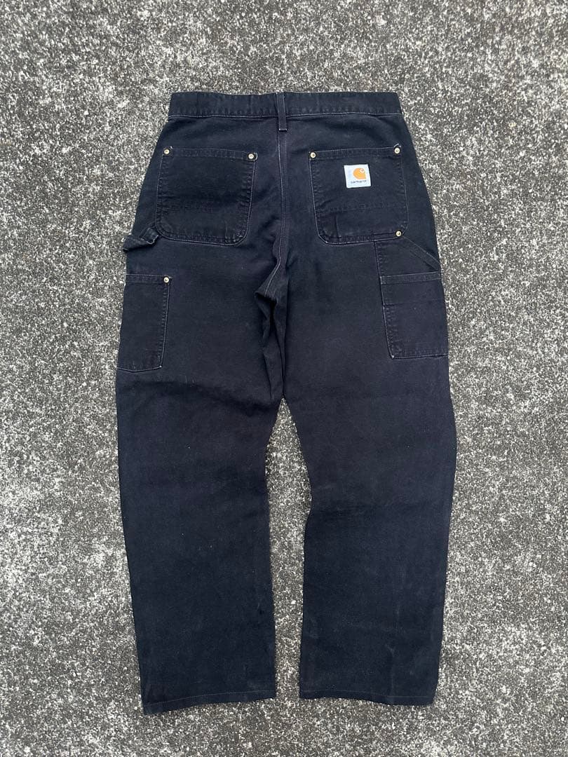 Carhartt B01 BLK ダブルニー USA製 34×30