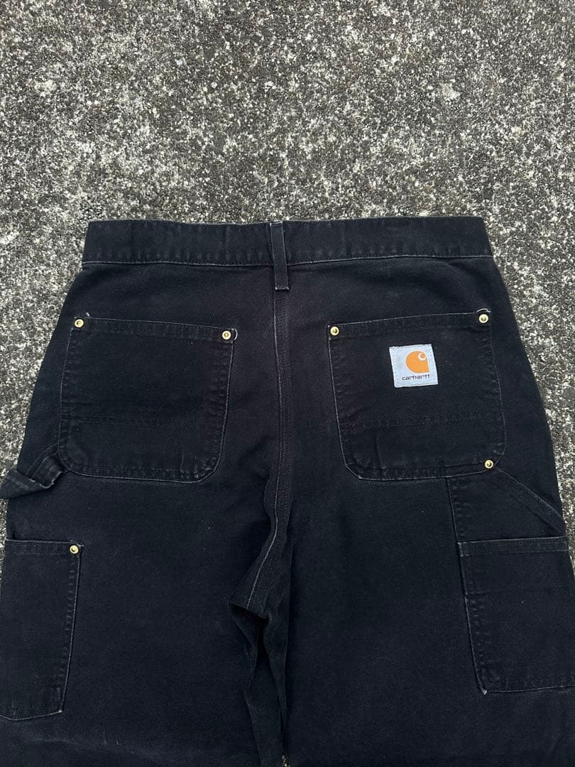 Carhartt B01 BLK ダブルニー USA製 34×30