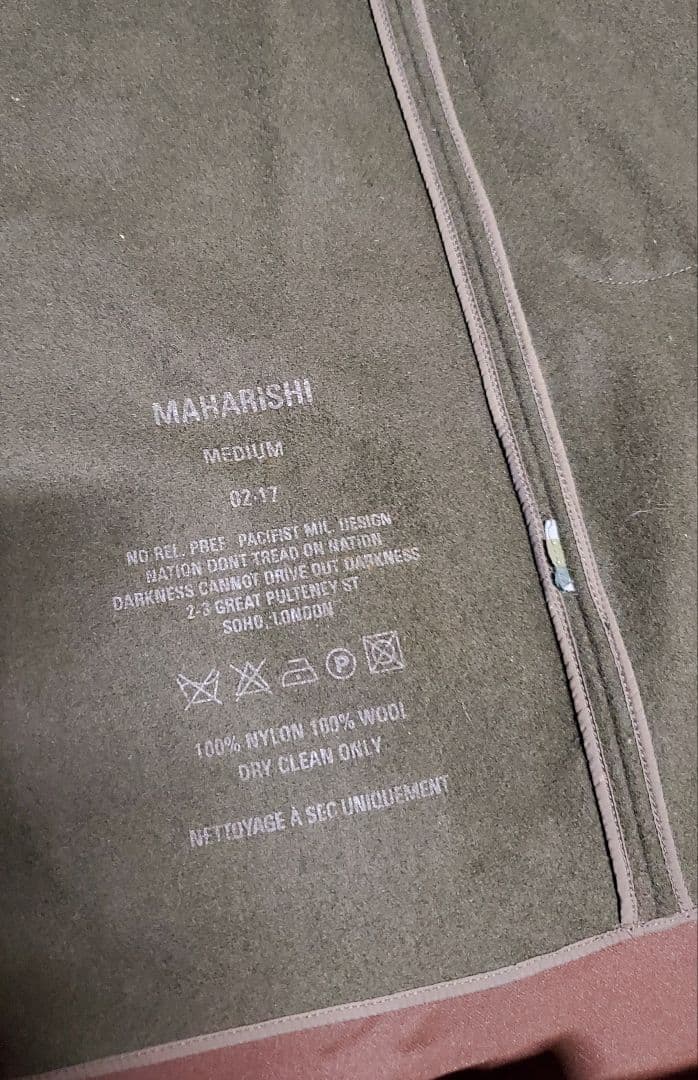 MAHARISHI ミリタリーコート マハリシ