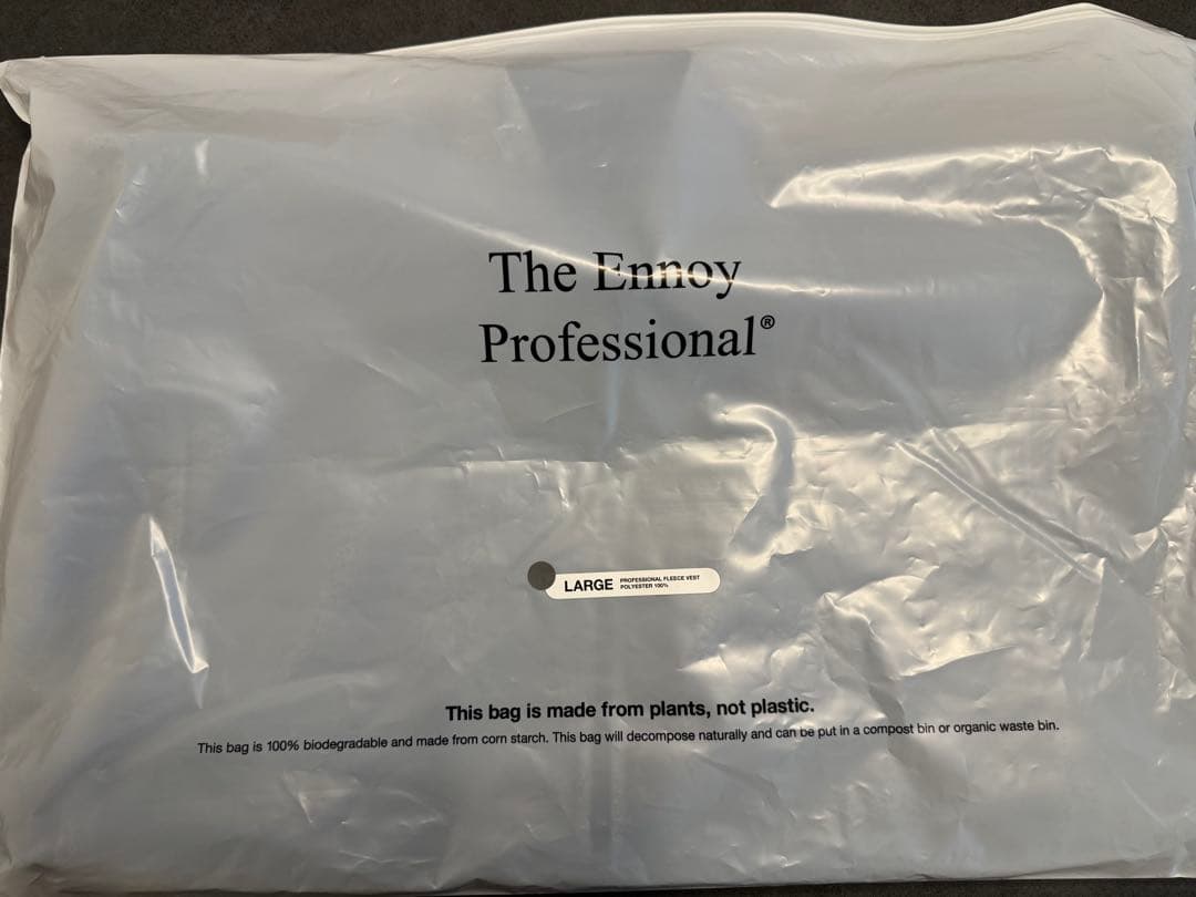 【ENNOY】PROFESSIONAL FLEECE VEST (L)