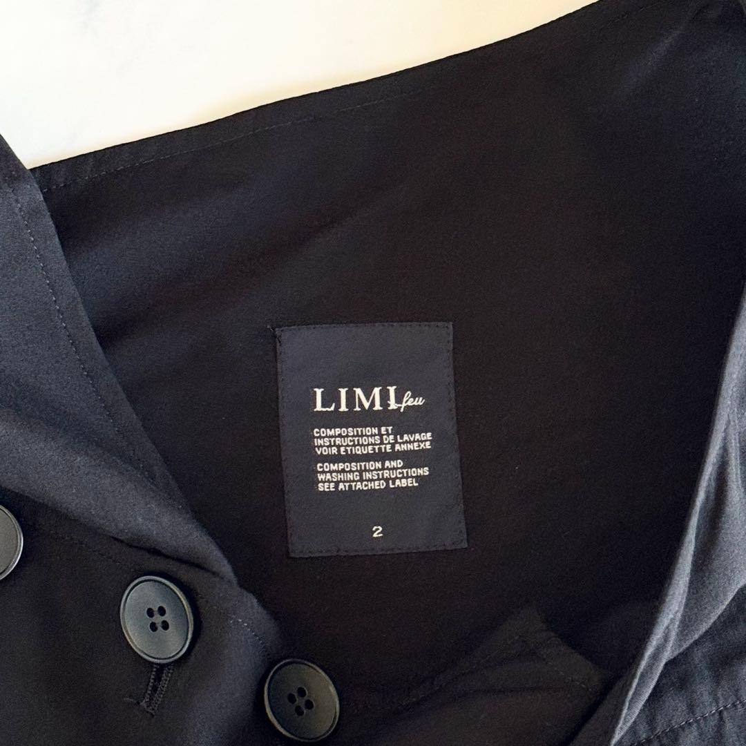 極美品 2024SS リミフゥ ボタンデザインドレス マキシ丈ワンピース 変形